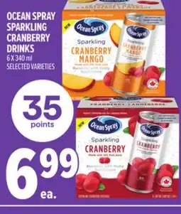 Metro OCEAN SPRAY SPARKLING CRANBERRY DRINKS offer