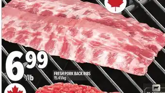 Metro FRESH PORK BACK RIBS offer