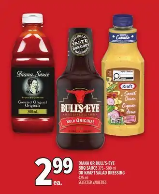 Metro DIANA OR BULL'S-EYE BBQ SAUCE offer