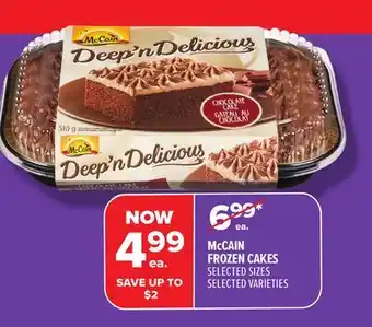 Metro MCCAIN FROZEN CAKES offer