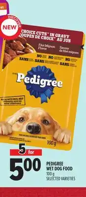 Metro PEDIGREE WET DOG FOOD offer