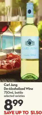 Longo's De-Alcoholized Wine offer