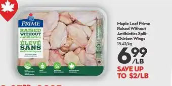 Longo's Prime Raised Without Antibiotics Split Chicken Wings offer
