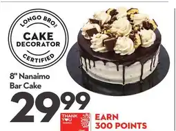 Longo's 8 Nanaimo Bar Cake offer
