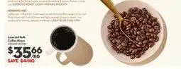 Longo's Assorted Bulk Coffee Beans offer