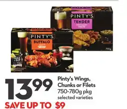 Longo's Wings, Chunks or Filets offer
