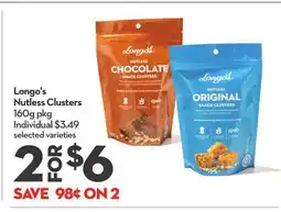 Longo's Nutless Clusters offer