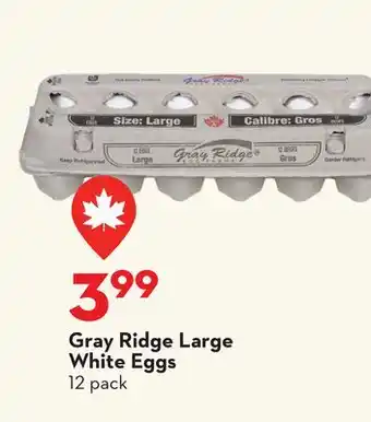 Longo's Large White Eggs offer