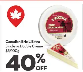 Longo's Canadian Brie offer