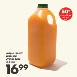 Longo's Longo's Freshly Squeezed Orange Juice offer