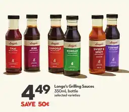 Longo's Grilling Sauces offer