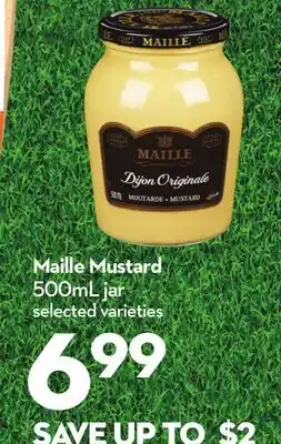 Longo's Maille Mustard offer