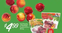 Longo's Fresh Peaches or Nectarines offer