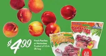 Longo's Fresh Peaches or Nectarines offer