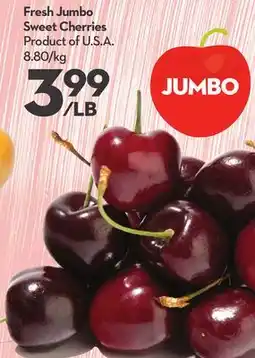 Longo's Fresh Jumbo Sweet Cherries offer