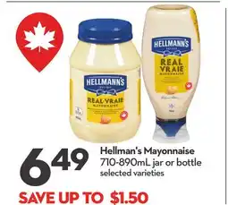 Longo's Hellman's Mayonnaise offer
