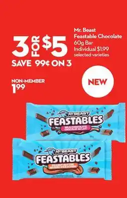 Longo's Feastable Chocolate offer