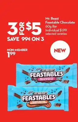 Longo's Feastable Chocolate offer