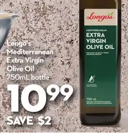 Longo's Mediterranean Extra Virgin Olive Oil offer