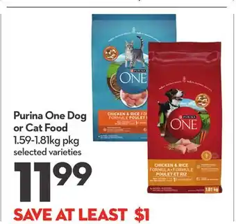 Longo's Dog or Cat Food offer