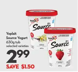 Longo's Source Yogurt offer
