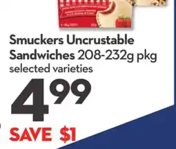 Longo's Smuckers Uncrustable Sandwiches offer