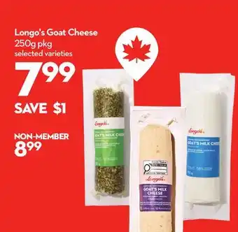 Longo's Longo's Goat Cheese offer