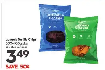 Longo's Tortilla Chips offer