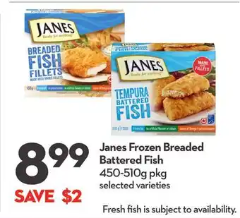 Longo's Frozen Breaded Battered Fish offer