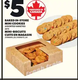 Independent Grocer BAKED IN-STORE MINI COOKIES, 24'S offer