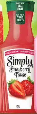 Longo's Simply Fruit Juice offer