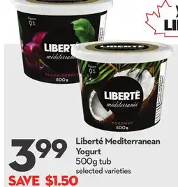 Longo's Mediterranean Yogurt offer