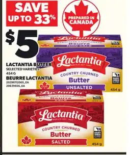 Independent Grocer LACTANTIA BUTTER, 454 G offer