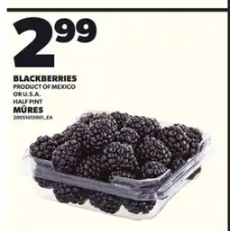 Independent Grocer BLACKBERRIES, HALF PINT offer