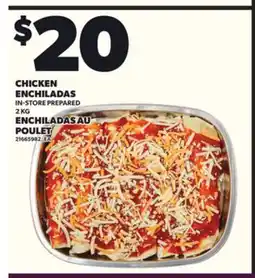 Independent Grocer CHICKEN ENCHILADAS, 2 KG offer