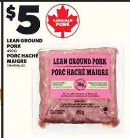 Independent Grocer LEAN GROUND PORK, 450 G offer