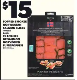 Independent Grocer FOPPEN SMOKED NORWEGIAN SALMON SLICES, 248 G offer