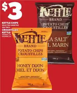 Independent Grocer KETTLE CHIPS, 156/198 G offer