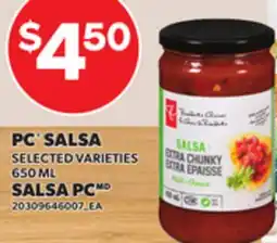 Independent Grocer PC SALSA, 650 ML offer