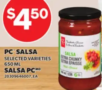 Independent Grocer PC SALSA, 650 ML offer