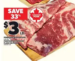 Independent Grocer PORK SIDE RIB PORTION offer