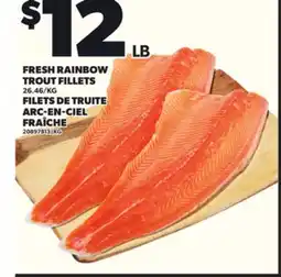 Independent Grocer FRESH RAINBOW TROUT FILLETS offer