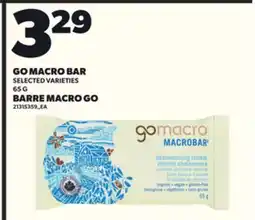 Independent Grocer GO MACRO BAR, 65 G offer