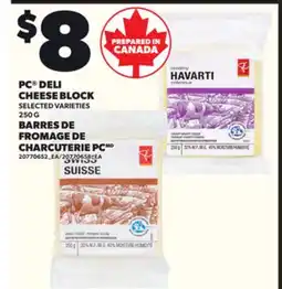 Independent Grocer PC DELI CHEESE BLOCK, 250 G offer