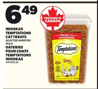 Independent Grocer WHISKAS TEMPTATIONS CAT TREATS, 454 G offer