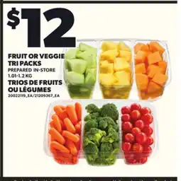 Independent Grocer FRUIT OR VEGGIE TRI PACKS, 1.01-1.2 KG offer