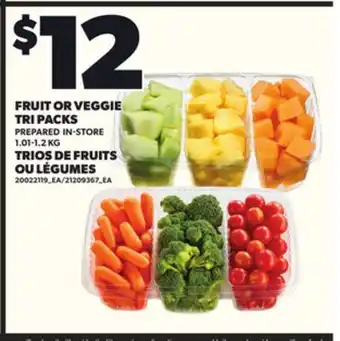 Independent Grocer FRUIT OR VEGGIE TRI PACKS, 1.01-1.2 KG offer