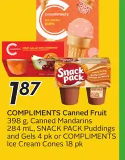 Sobeys Canned Fruit offer