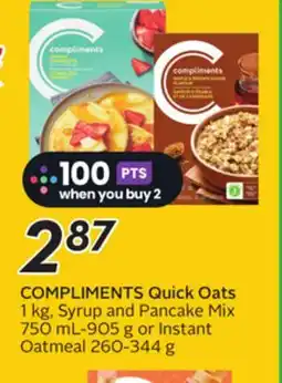 Sobeys Quick Oats offer