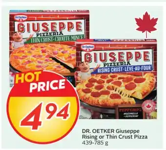 Sobeys DR. OETKER Giuseppe Rising or Thin Crust Pizza offer